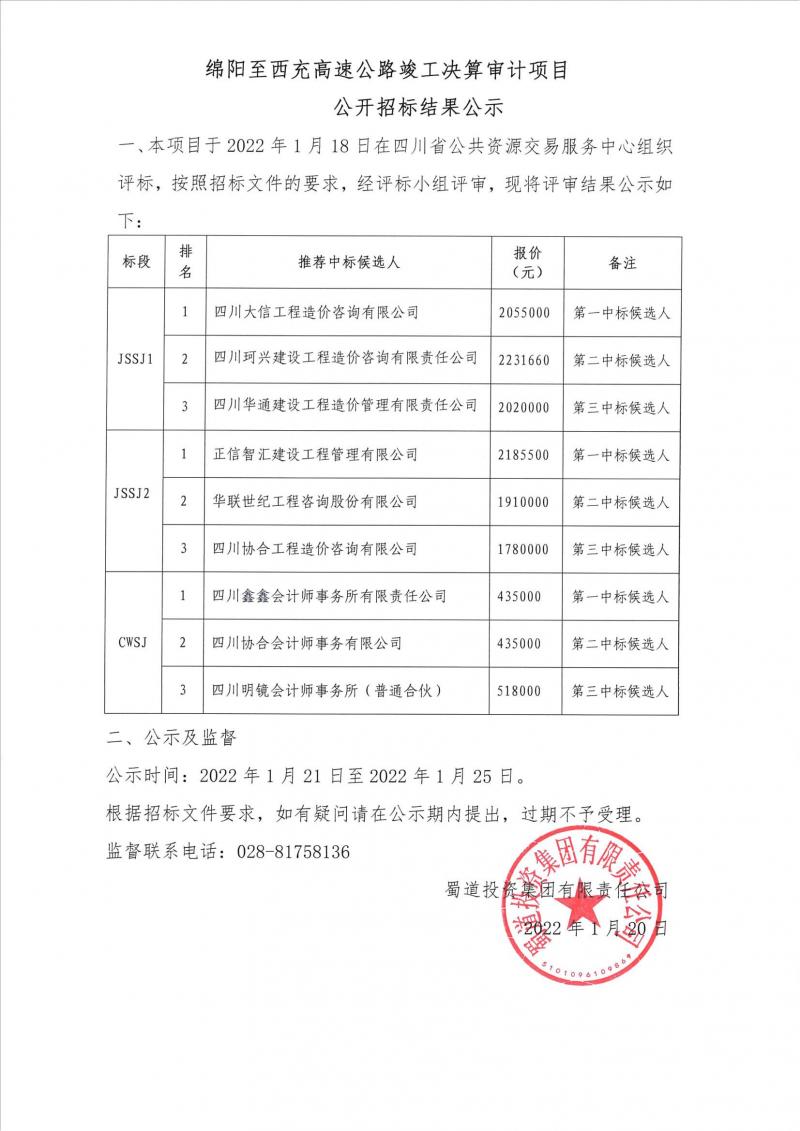 綿陽至西充高速公路竣工決算審計中標公示（掛集團）_00.jpg